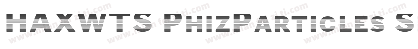 HAXWTS PhizParticles Six字体转换